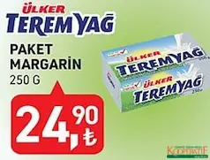 TEREMYAĞ PAKET MARGARİN 250 G TEREMYAĞ PAKET MARGARİN 250 G